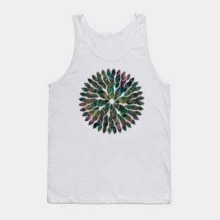 Iridescent Feathers Fractal Art Tank Top